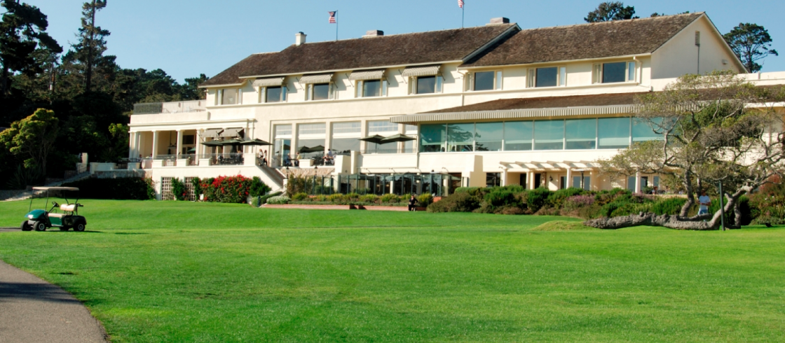 View of Country Club from outside on golf course