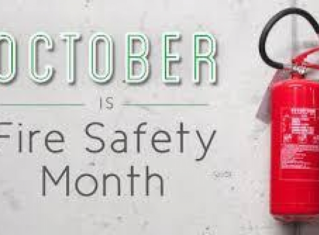 October is Fire Safety Month
